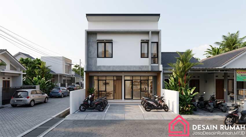Jasa Desain Rumah Malang, Arsitek untuk Rumah Impian Anda 4 Ruko Modern Minimalis untuk UMKM
