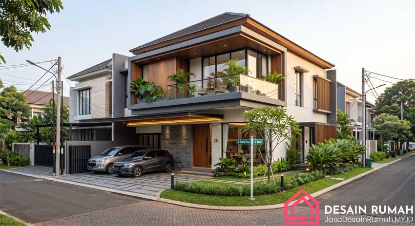 Jasa Desain Rumah Malang, Arsitek untuk Rumah Impian Anda 3 Desain Rumah Hook 2 Lantai